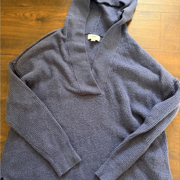 Aerie Cozy Up Waffle Sweater Hoodie - Picture 4 of 6